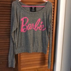 Barbie logo long sleeved top